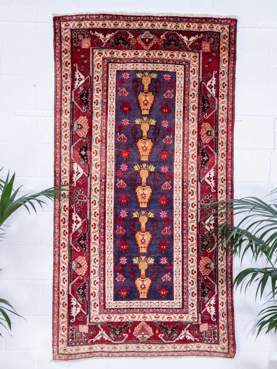 10233 Mashad Baluch Rug 122x227cm (4 x 7.5ft)