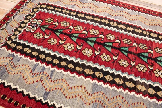 Patchwork Rug, Vintage Rug, Bohemian Rug, Area Rug, Turkish Rug, Home Decor, Wool Rug, Carpet, Kilim, 174 x 93 cm // 5.6 x order 3 ft