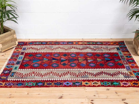 Turkish Kilim, Small Kilim, Vintage Kilim, Oushak Kilim, 35x59 inches Green hot Kilim, Wool Kilim, Bath Kilim, Outdoor Kilim, Little Kilim, 9416