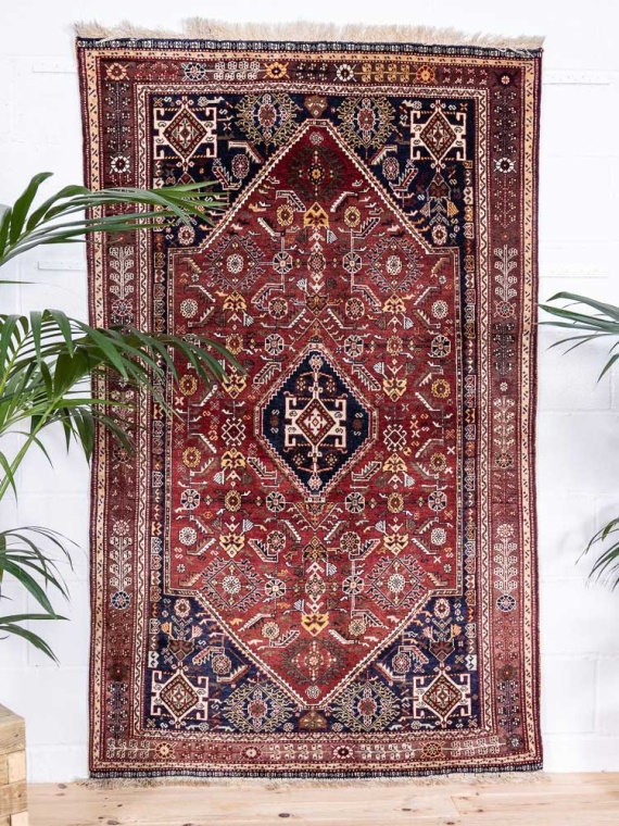 4894 Koohi Qashqai Oriental Rug 120x196cm (3.11 x 6.5ft)