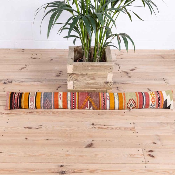 Extra Long Turkish Kilim Draught Excluder 15x128cm