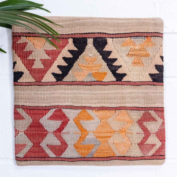 KC2367 Turkish Kilim Cushion Cover 40x40cm