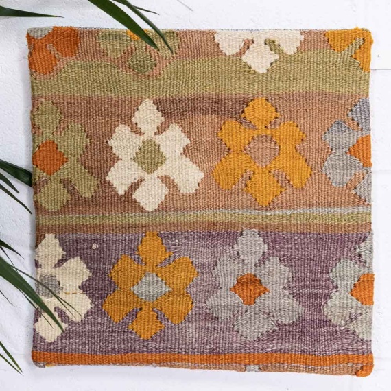 KC2376 Turkish Kilim Cushion Cover 40x40cm