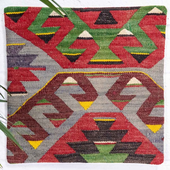 KC2381 Turkish Kilim Cushion Cover 40x40cm