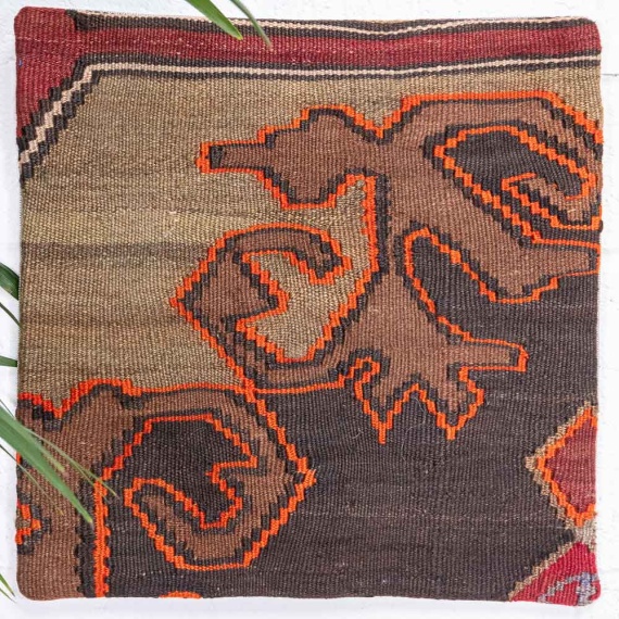 KC2384 Turkish Kilim Cushion Cover 40x40cm