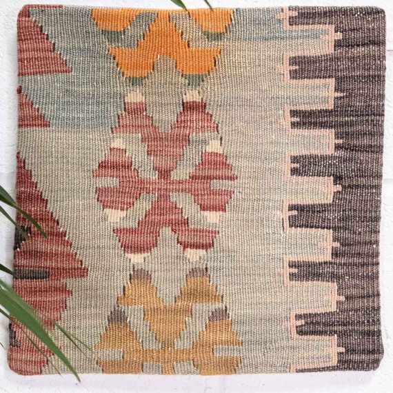 KC2402 Turkish Kilim Cushion Cover 35x35cm