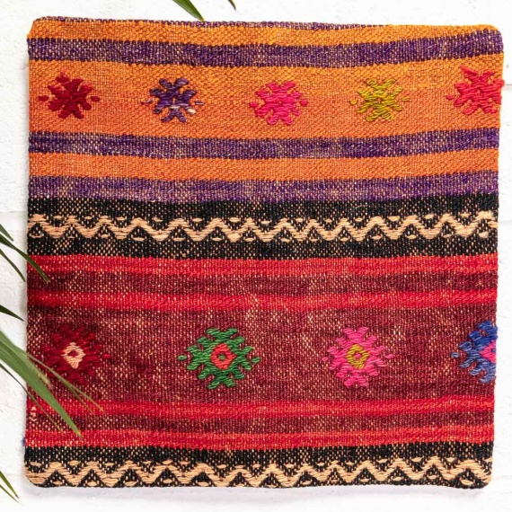 KC2419 Turkish Kilim Cushion Cover 40x40cm