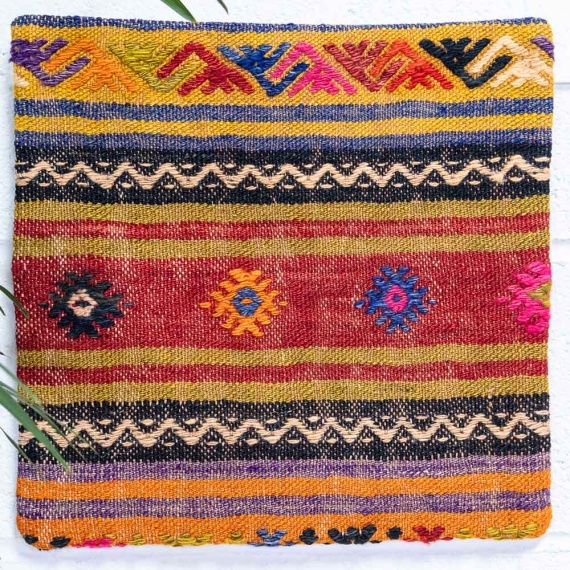 KC2421 Turkish Kilim Cushion Cover 40x40cm