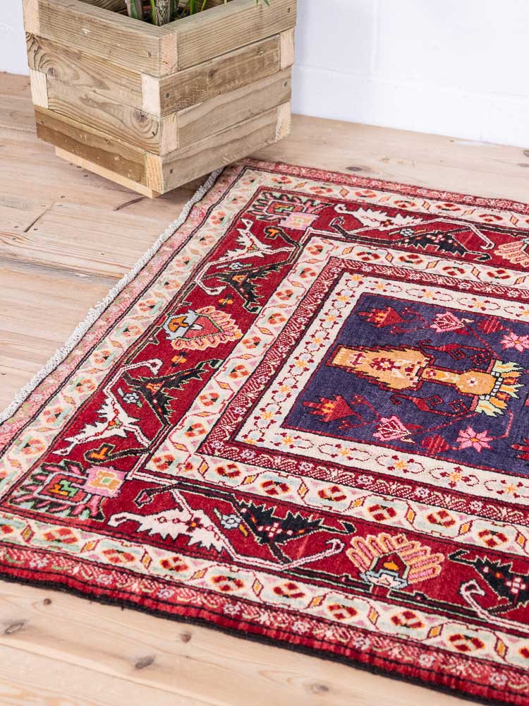 10233 Mashad Baluch Rug 122x227cm (4 x 7.5ft)