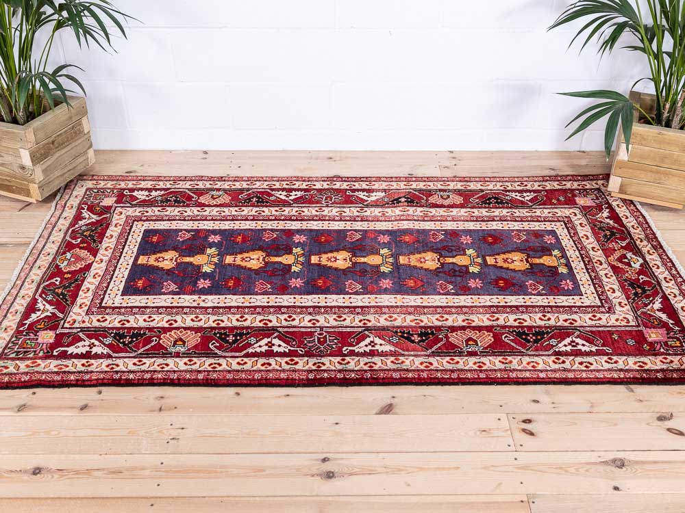 10233 Mashad Baluch Rug 122x227cm (4 x 7.5ft)