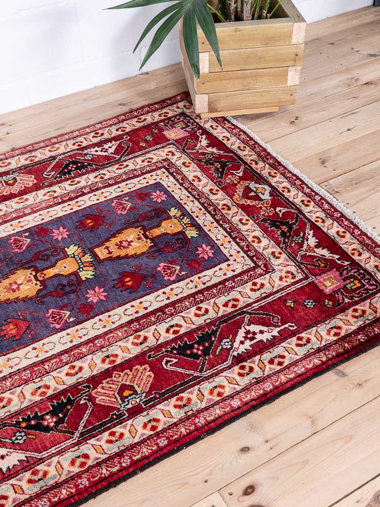 10233 Mashad Baluch Rug 122x227cm (4 x 7.5ft)