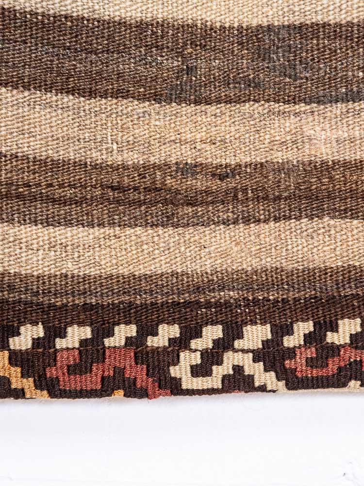 12620 Village Turkish Kars Kilim Floor Cushion 57x105cm (1.10 x 3.5ft)