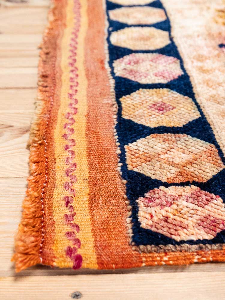 12635 Vintage Kurdish Herki Pile Rug 138x185cm (4.6 x 6.0ft)