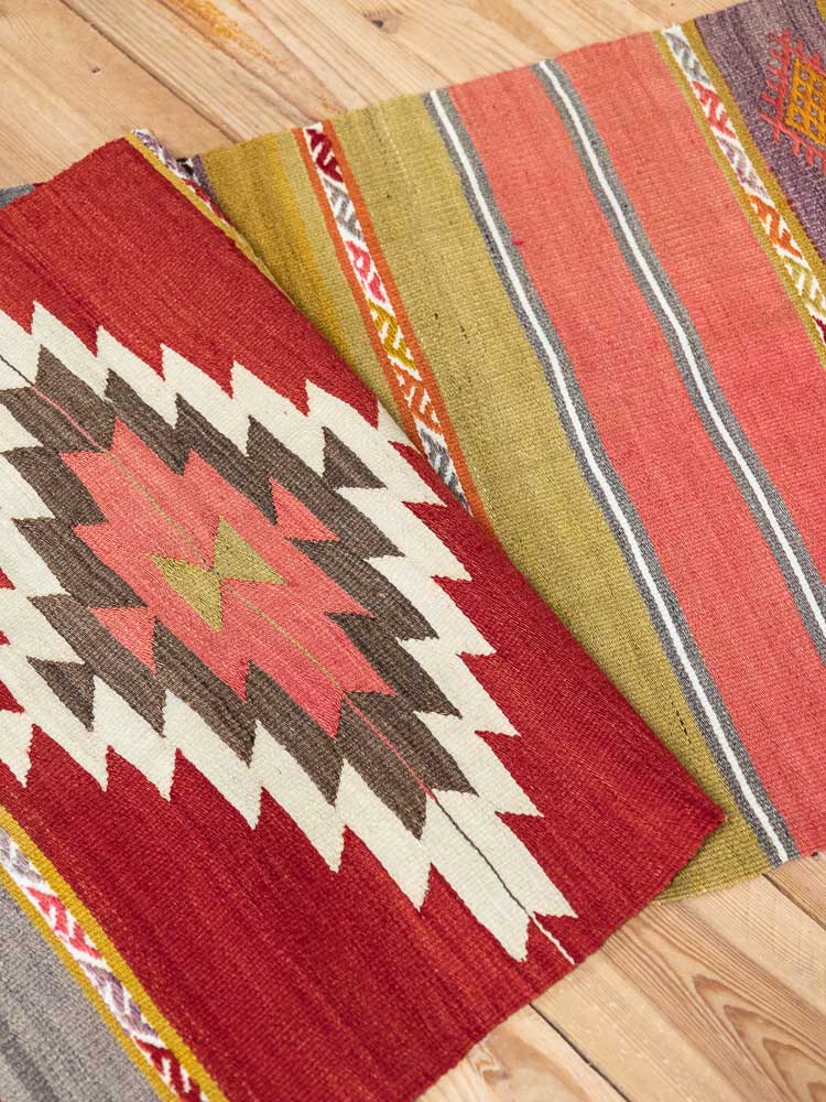 12644 Turkish Acipayam Kilim Runner Rug 57x249cm (1.10 x 8.2ft)