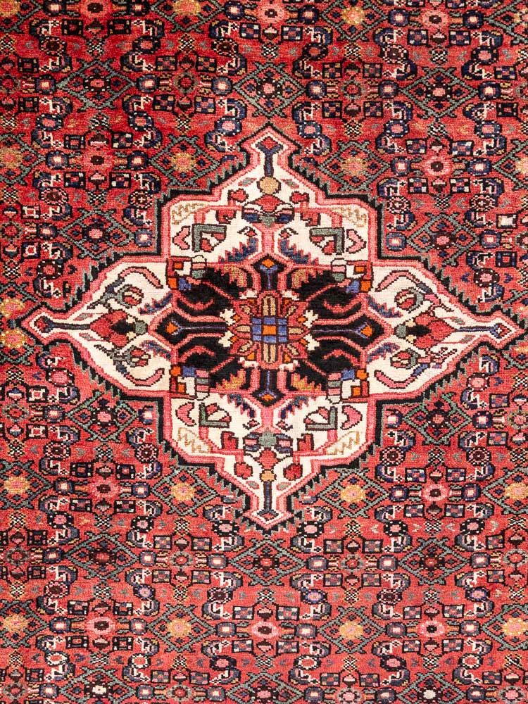 12681 Large Hosseinabad Hand-knotted Carpet 207x306cm (6.9 x 10.0ft)