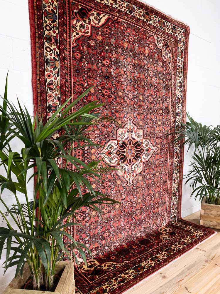 12681 Large Hosseinabad Hand-knotted Carpet 207x306cm (6.9 x 10.0ft)