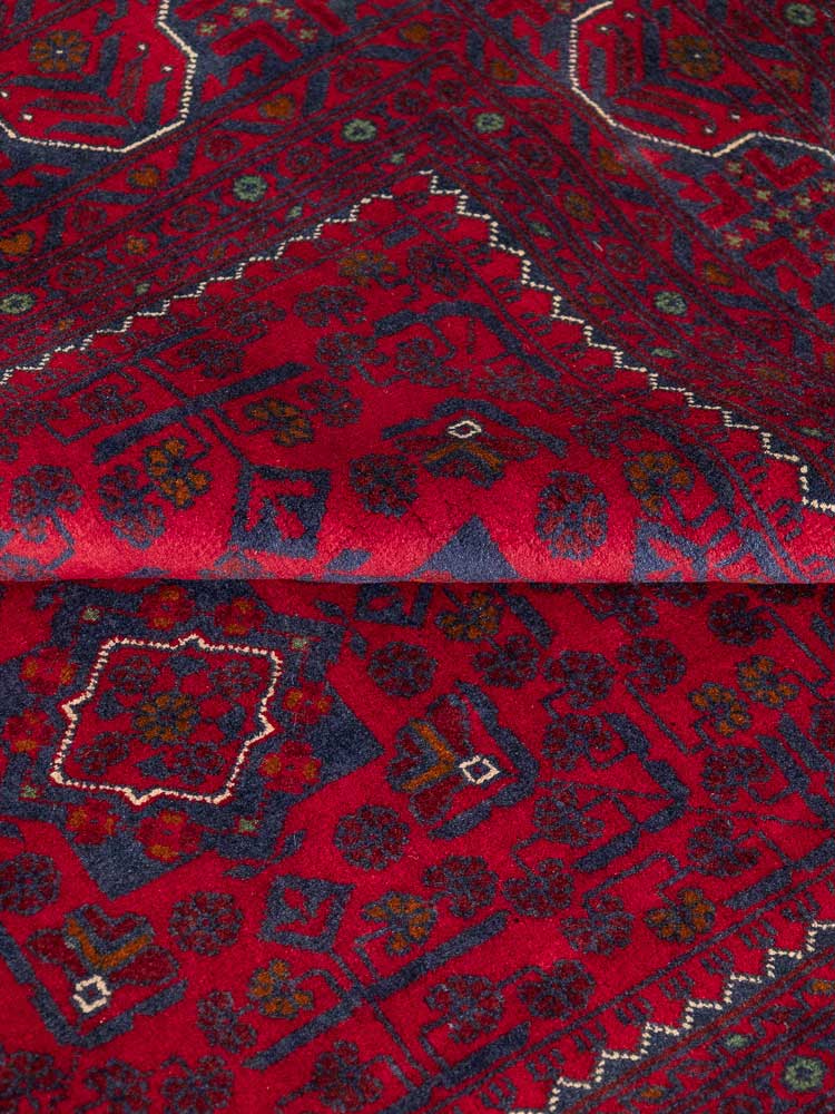 12812 Large Fine Afghan Khal Mohammedi Carpet 202x305cm (6.7 x 10ft)