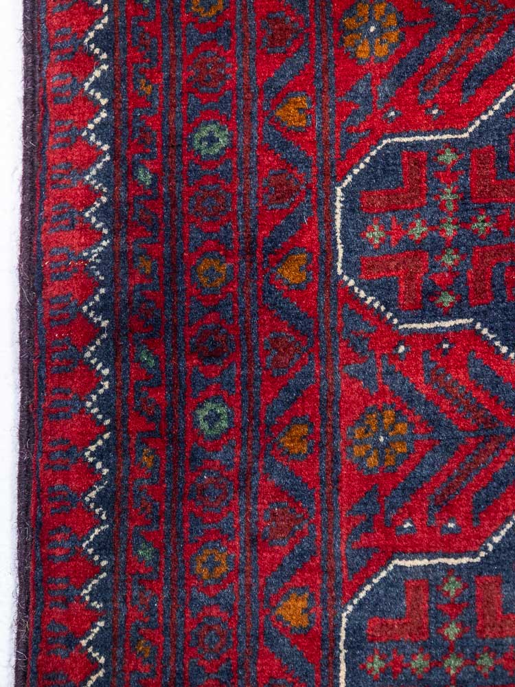 12812 Large Fine Afghan Khal Mohammedi Carpet 202x305cm (6.7 x 10ft)