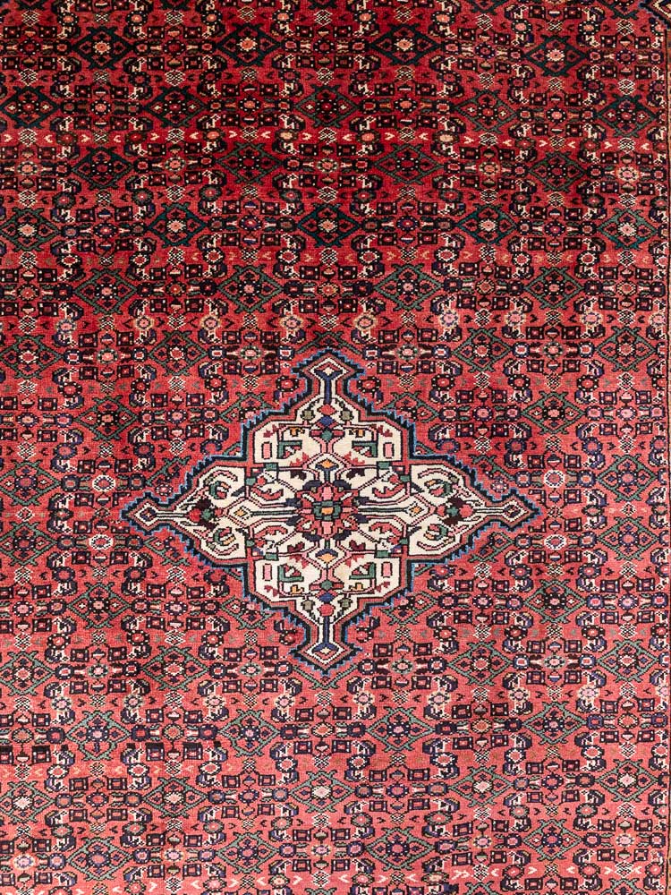 12813 Large Hosseinabad Handknotted Wool Carpet 213x321cm (6.11 x 10.6ft)