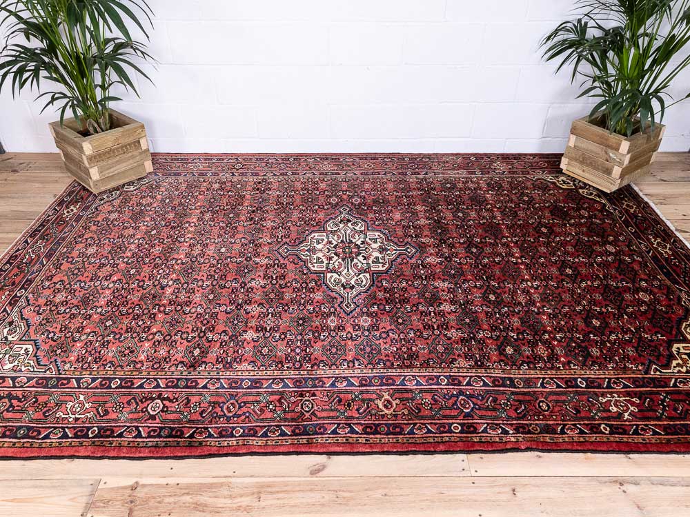 12813 Large Hosseinabad Handknotted Wool Carpet 213x321cm (6.11 x 10.6ft)