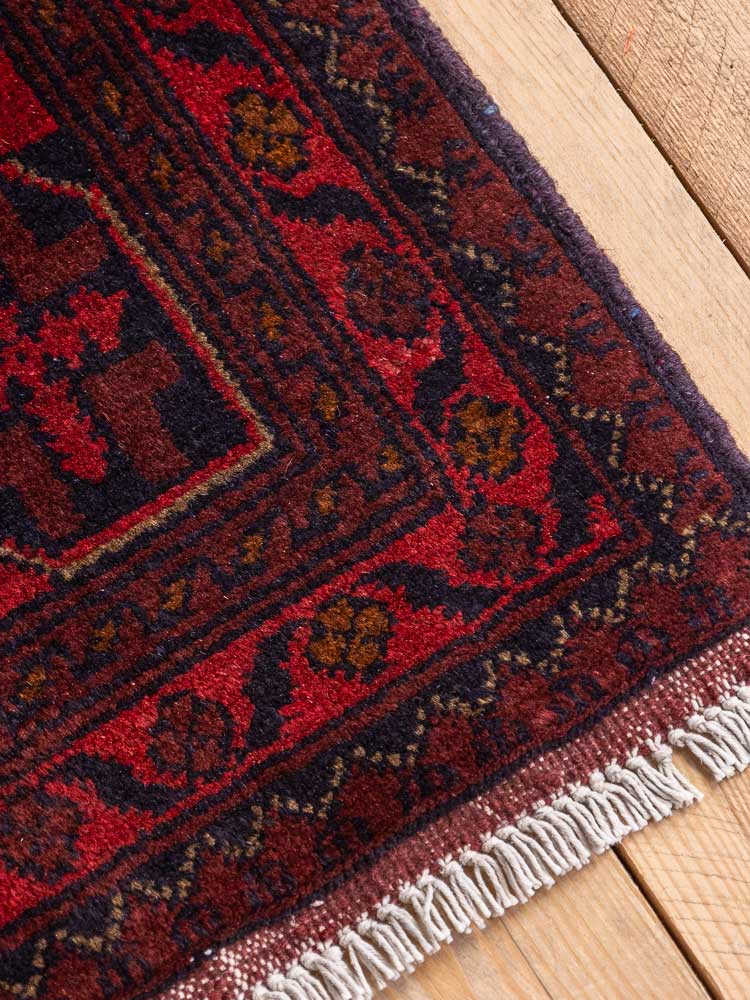 12817 Fine Afghan Khal Mohammedi Rug 170x233cm (5.6 x 7.7ft)