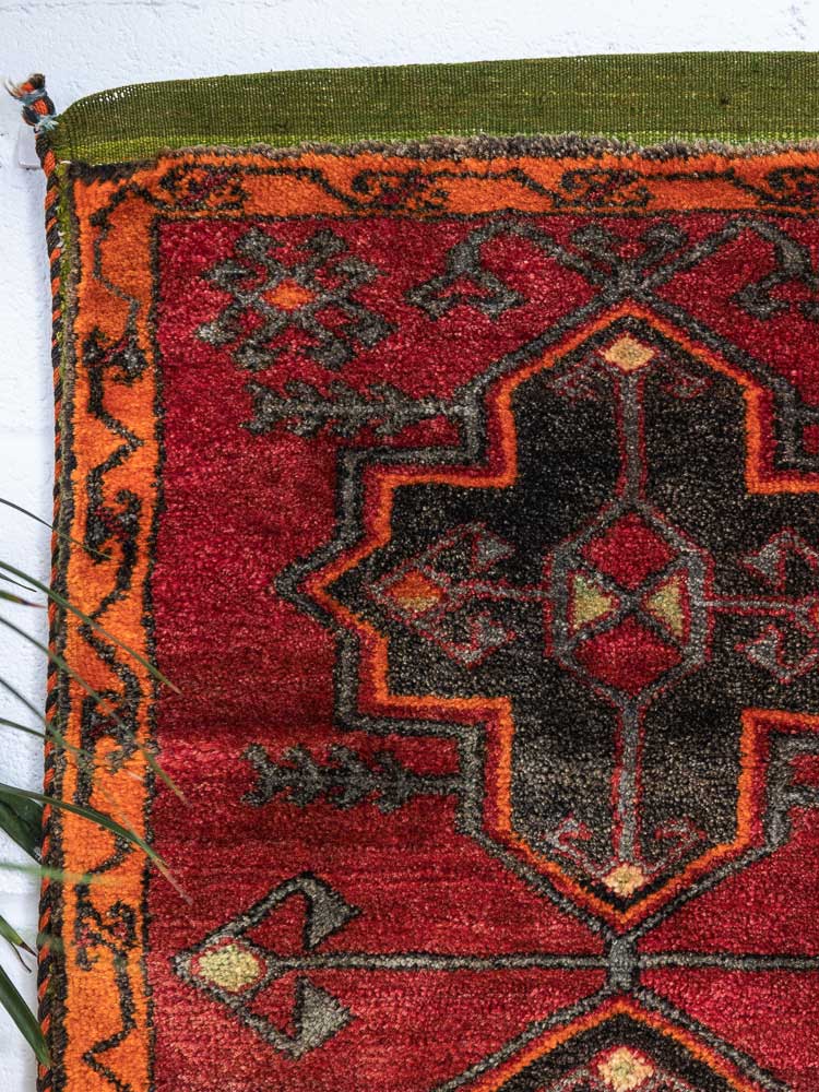 12829 Village Turkish Malatya Carpet Floor Cushion 57x121cm (1.10 x 3.11ft)