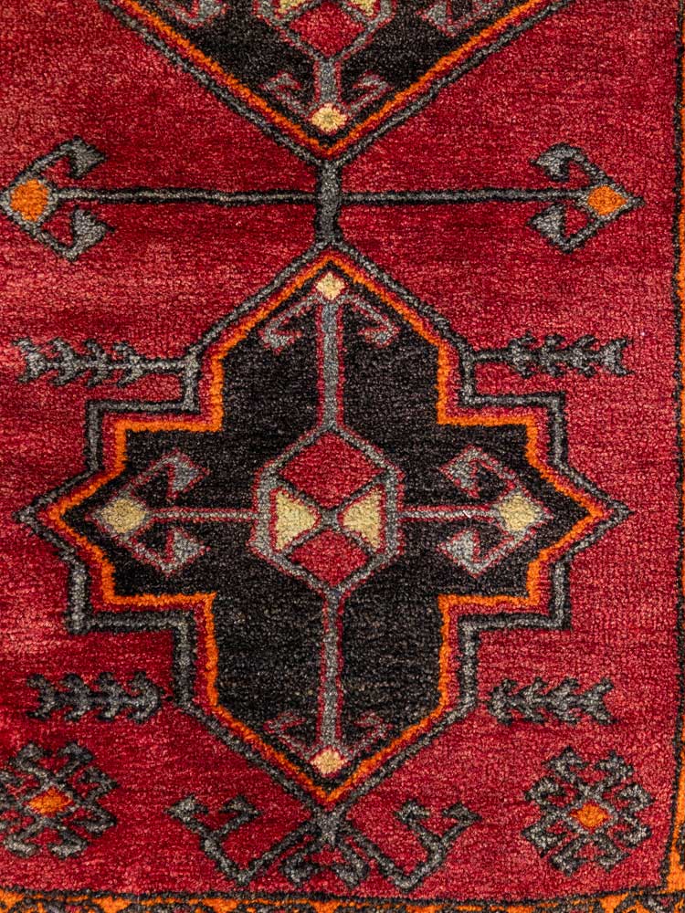 12829 Village Turkish Malatya Carpet Floor Cushion 57x121cm (1.10 x 3.11ft)