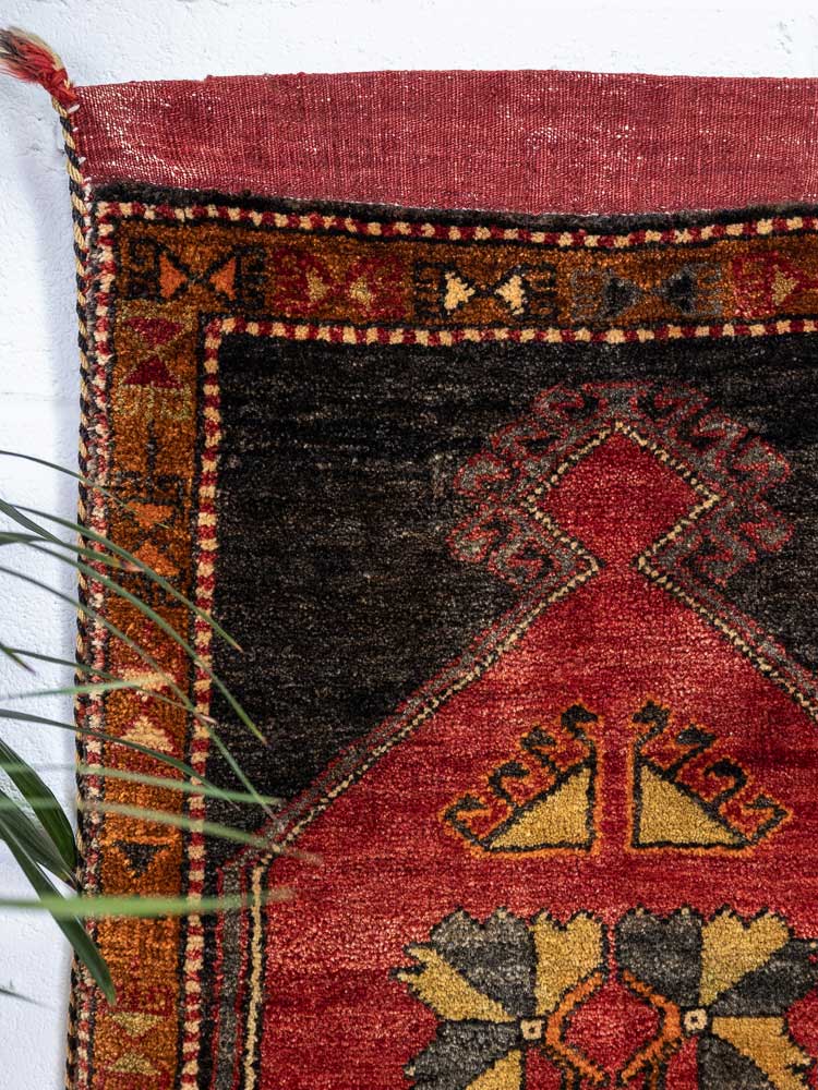 12830 Village Turkish Malatya Carpet Floor Cushion 60x111cm (1.11 x 3.7ft)