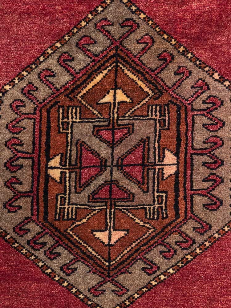 12831 Village Turkish Malatya Carpet Floor Cushion 59x124cm (1.11 x 4.1ft)