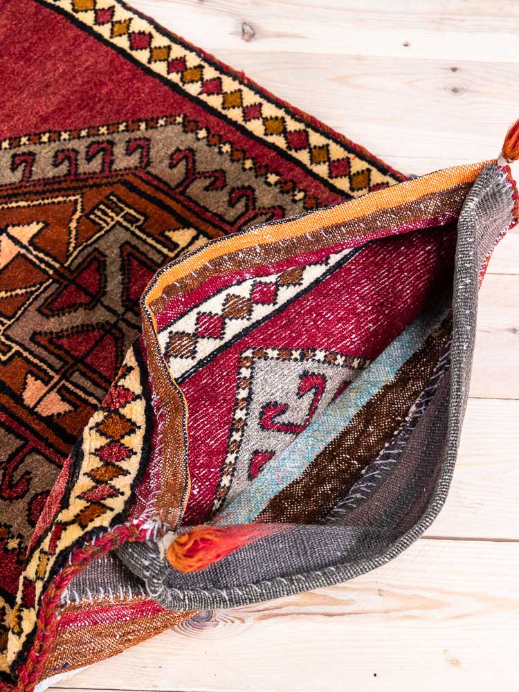 12831 Village Turkish Malatya Carpet Floor Cushion 59x124cm (1.11 x 4.1ft)