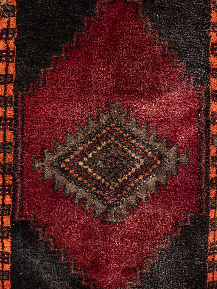 12832 Village Turkish Malatya Carpet Floor Cushion 60x130cm (1.11 x 4.3ft)