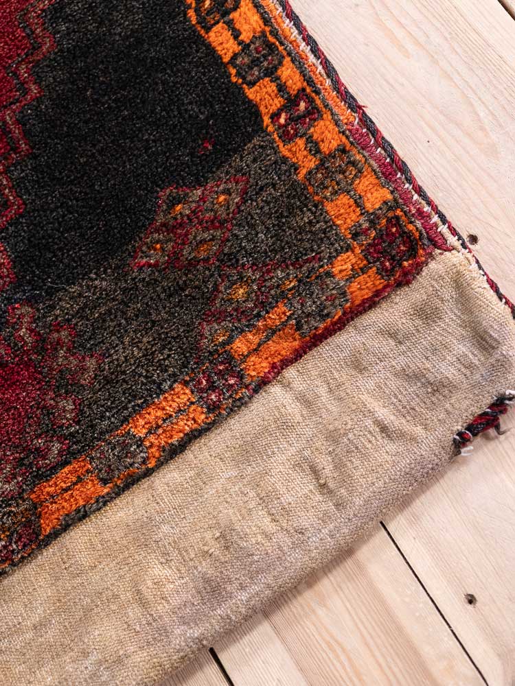 12832 Village Turkish Malatya Carpet Floor Cushion 60x130cm (1.11 x 4.3ft)