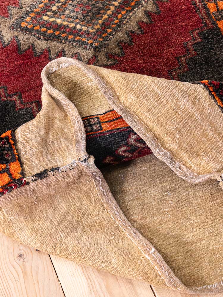 12832 Village Turkish Malatya Carpet Floor Cushion 60x130cm (1.11 x 4.3ft)