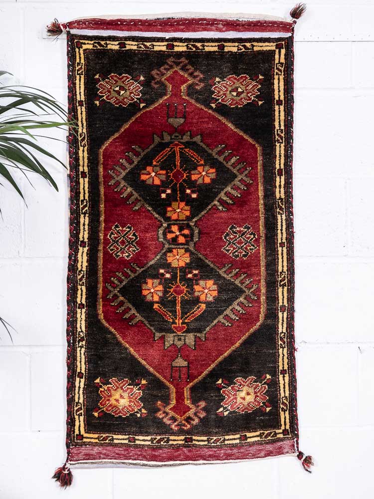 12833 Village Turkish Malatya Carpet Floor Cushion 62x122cm (2.0 x 4ft)