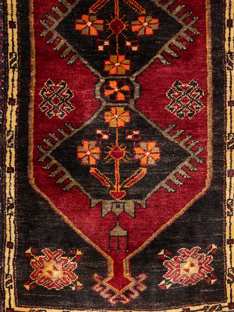 12833 Village Turkish Malatya Carpet Floor Cushion 62x122cm (2.0 x 4ft)