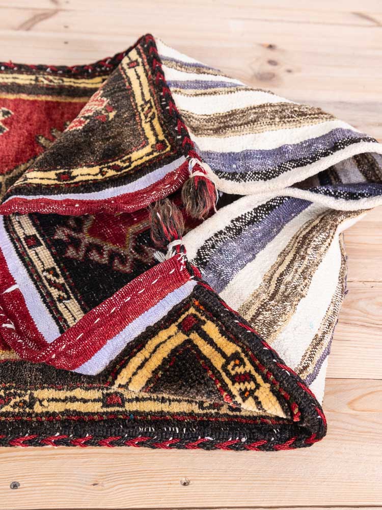 12833 Village Turkish Malatya Carpet Floor Cushion 62x122cm (2.0 x 4ft)