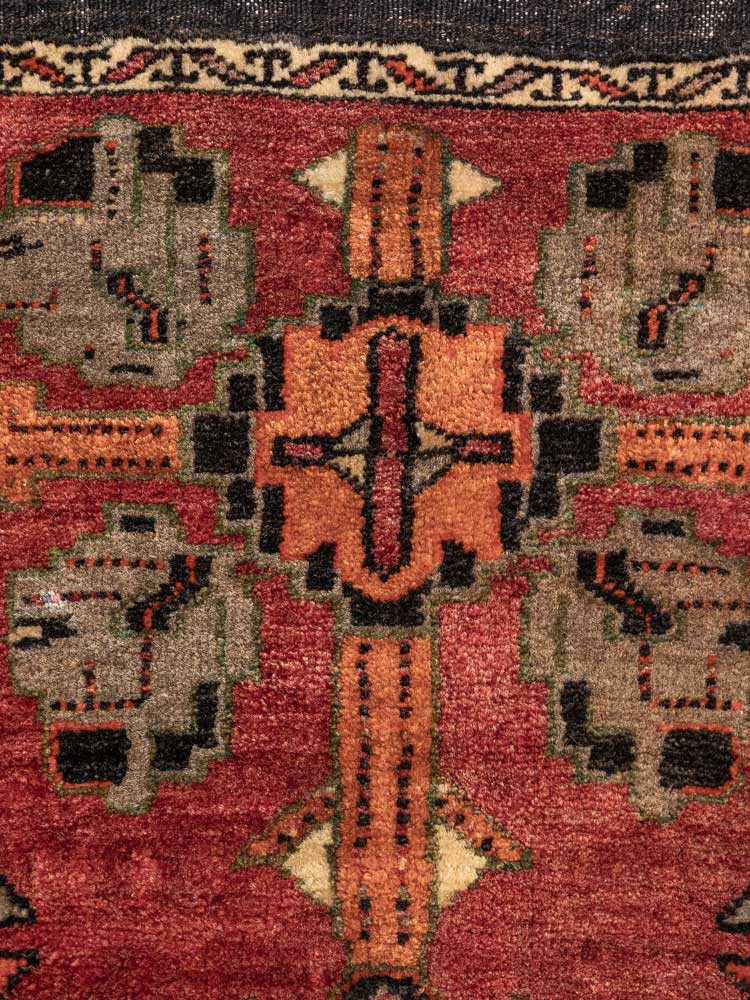 12834 Village Turkish Malatya Carpet Floor Cushion 58x101cm (1.11 x 3.3ft)