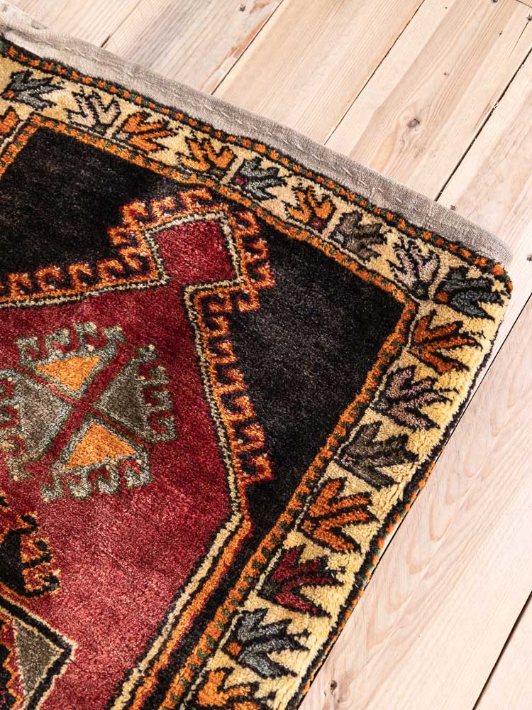 12837 Village Turkish Malatya Carpet Floor Cushion 63x128cm (2.0 x 4.2ft)