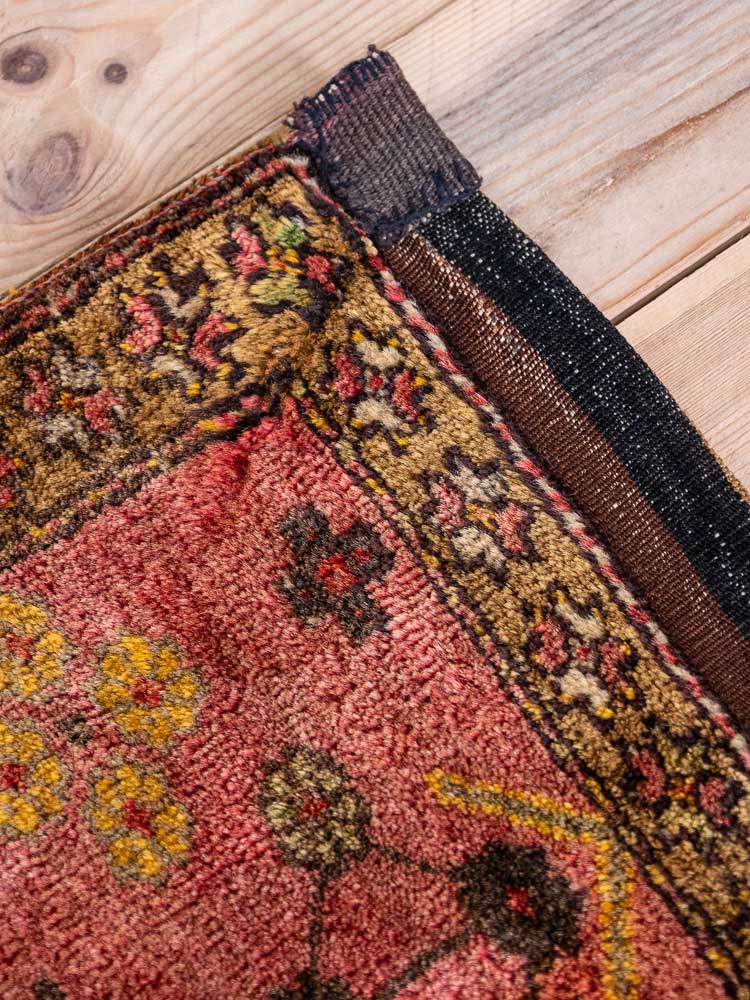 12838 Village Turkish Malatya Carpet Floor Cushion 55x104cm (1.9 x 3.5ft)