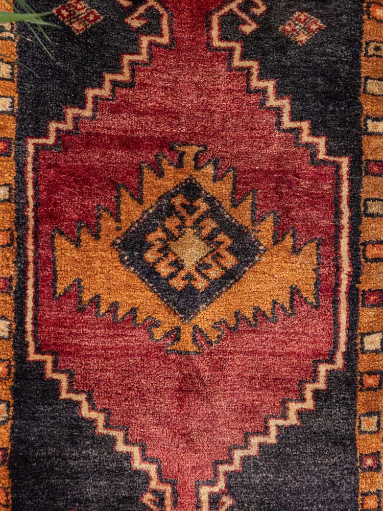 12840 Village Turkish Malatya Carpet Floor Cushion 59x117cm (1.11 x 3.10ft)