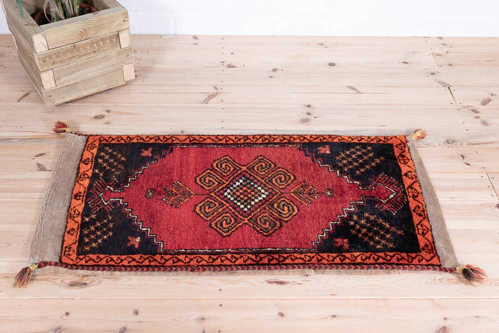 12841 Village Turkish Malatya Carpet Floor Cushion 61x125cm (2 x 4.1ft)