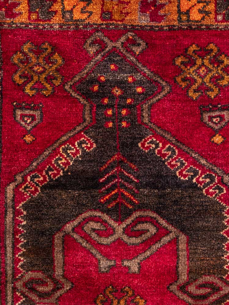 12844 Small Village Turkish Malatya Rug 53x97cm (1.9 x 3.2ft)