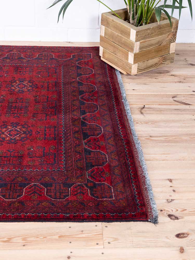 12902 Fine Afghan Khal Mohammedi Rug 175x246cm (5.8 x 8.1ft)