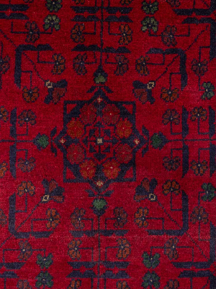 12903 Fine Afghan Khal Mohammedi Rug 177x242cm (5.9 x 7.11ft)