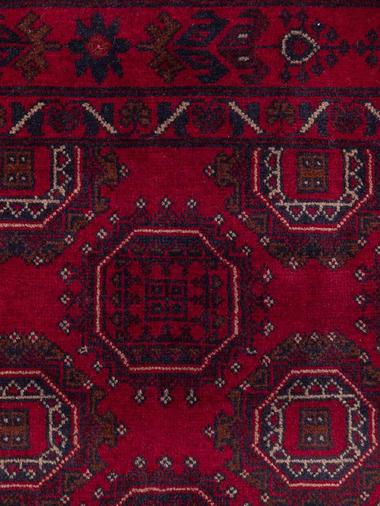 12904 Fine Afghan Khal Mohammedi Rug 154x200cm (5.0 x 6.6ft)