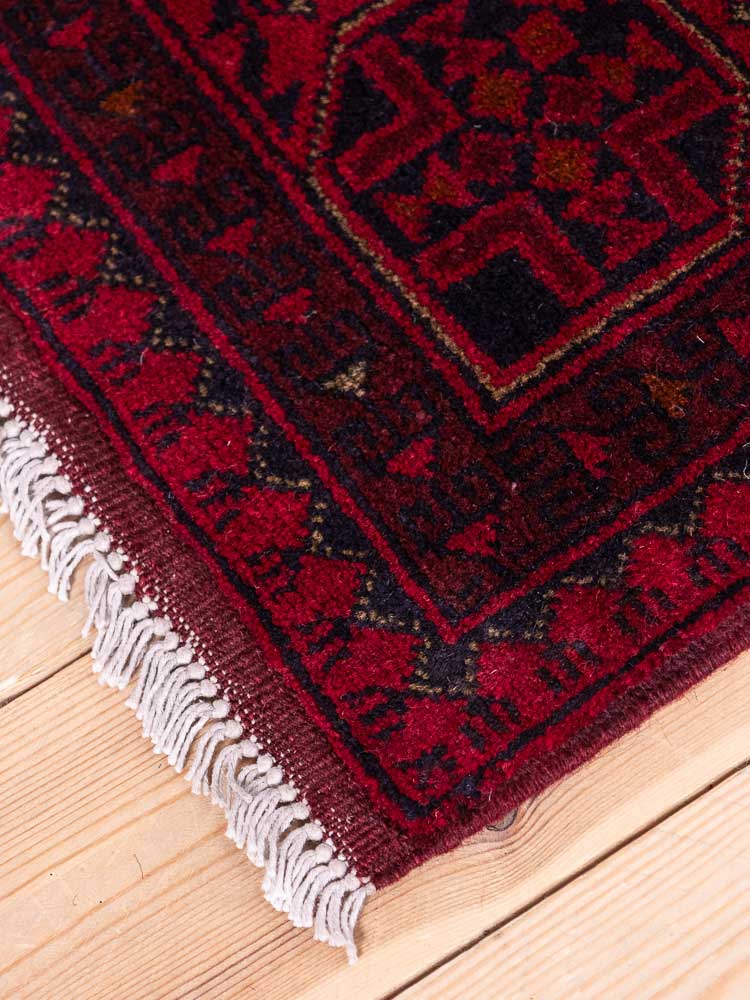 12905 Fine Afghan Khal Mohammedi Rug 151x201cm (4.11 x 6.7ft)