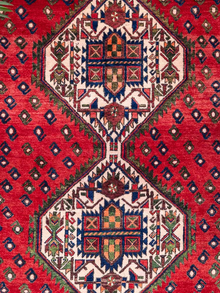 12925 Afshar Shahrbabak Handknotted Rug 131x178cm (4.3 x 5.10ft)