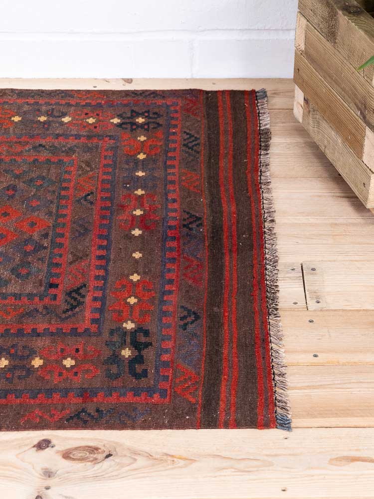 12949 Fine Afghan Ghalmouri Kilim Rug 99x145cm (3.3 x 4.9ft)