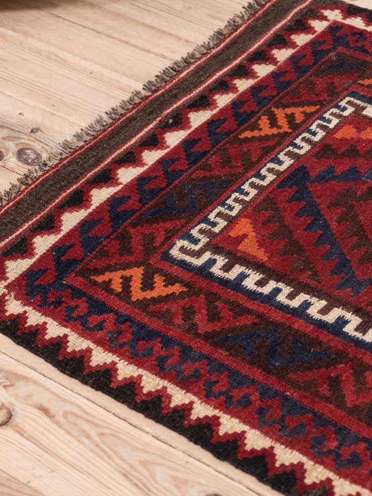 12951 Fine Afghan Ghalmouri Kilim Rug 87x122cm (2.10 x 4ft)