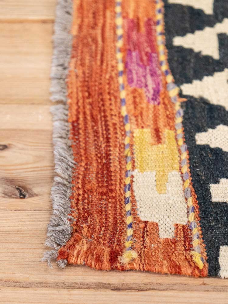 12957 Afghan Vegetable Dyed Kilim Rug 104x151cm (3.5 x 4.11ft)